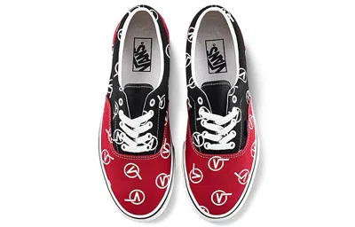 Vans Classic Slip-on Vlogo 'black Red'