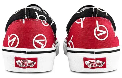 Vans Classic Slip-on Vlogo 'black Red'