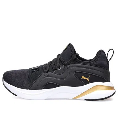 Puma (wmns)  Softride Rift Breeze 'black Team Gold' In Blue