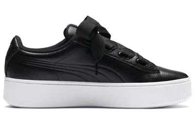 Puma (wmns)  Vikky Stacked Ribbon Core Sneakers Black/white