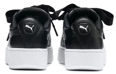 Puma (wmns)  Vikky Stacked Ribbon Core Sneakers Black/white