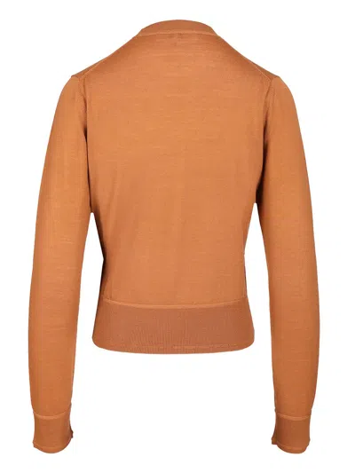 Chloé Crewneck Knitewear Knitwear Brown In Brown
