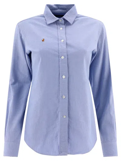 Polo Ralph Lauren Crly Jkt-insulated-coat Shirts Blue In Blue