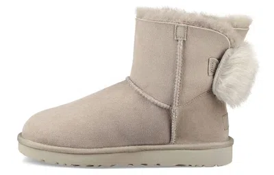 Ugg (wmns)  Fluff Bow Mini Fleece Lined Light Grey