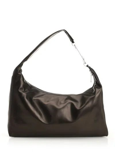 Rick Owens Cropped Gemini Bag Shoulder Bags Black