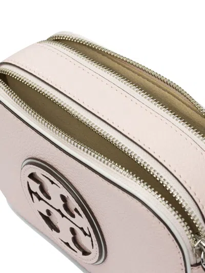 Tory Burch Mini Miller Leather Crossbody Bag In Neutral