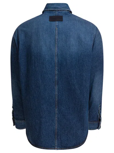Givenchy Classic Denim Shirt With Button-up Front In Blue