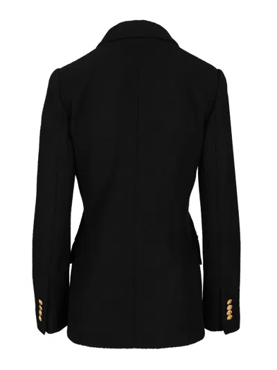 Chloé Cascade-lapel Double-breasted Boucle Jacket