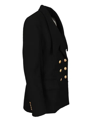 Chloé Cascade-lapel Double-breasted Boucle Jacket
