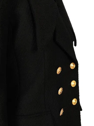 Chloé Cascade-lapel Double-breasted Boucle Jacket