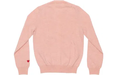Comme Des Garçons Play (wmns) Comme Des Garcons Play Cardigan Pastel Series Sleeve Heart 'pink'