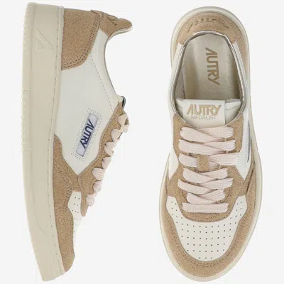 Autry Medalist Low Sneakers In Brown