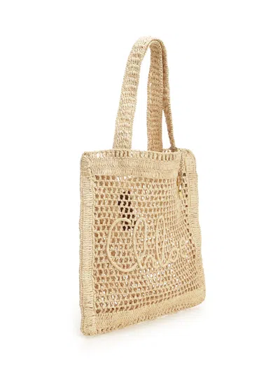 Chloé Summer Banana Crochet Tote Bag