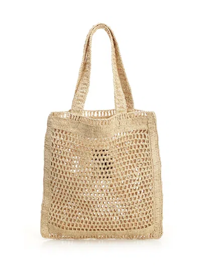 Chloé Summer Banana Crochet Tote Bag