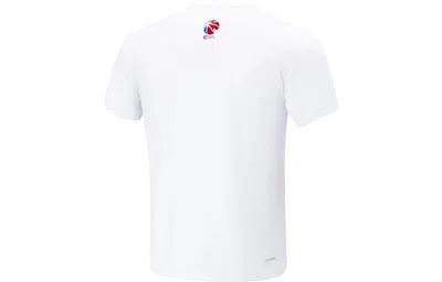 Li-ning Cba Beijing Ducks Quick-drying T-shirt 'white'