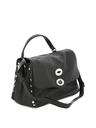Zanellato Small Leather Handbag With Adjustable Shoulder Strap