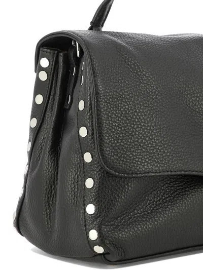 Zanellato Small Leather Handbag With Adjustable Shoulder Strap