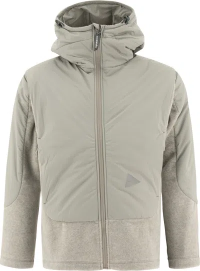 And Wander Jacket With Fleece Insert Jackets Grey