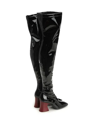 Chloé Janis Patent Leather Over-the-knee Boots