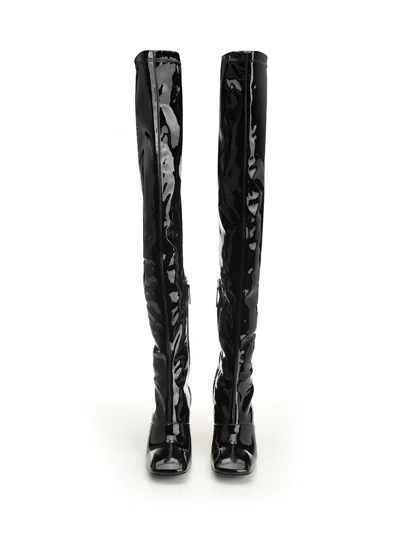Chloé Janis Patent Leather Over-the-knee Boots