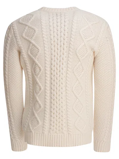 Rakkì Rakki Wool White Knitwear In Neutral