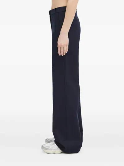 Apc Navy Margaret Trousers In Black