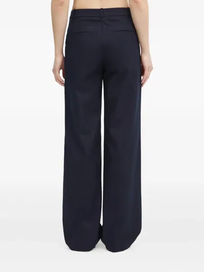 Apc Navy Margaret Trousers In Black