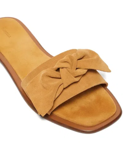 Marella Suede Flat Sandals In Multi