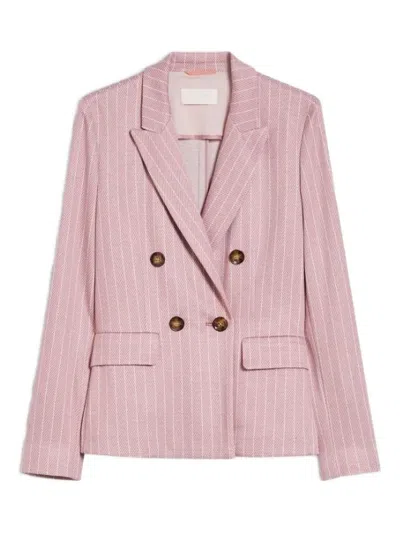 Iblues Double-breasted Blazer In Pink