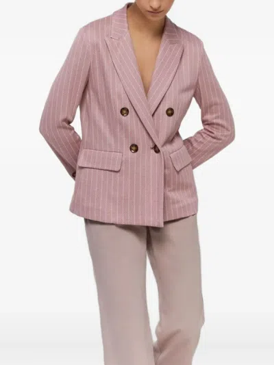 Iblues Double-breasted Blazer In Pink