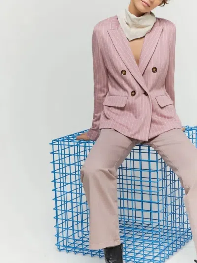Iblues Double-breasted Blazer In Pink