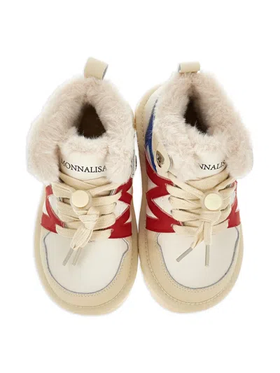 Monnalisa High-top Sneakers In White