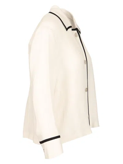 's Max Mara Linen Shirt Shirts White In Neutral
