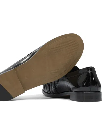 Alohas Marietta Onix Black Leather Loafers Loafers & Slippers Black