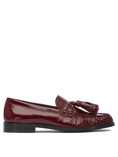 Alohas Marietta Onix Black Leather Loafers Loafers & Slippers Bordeaux