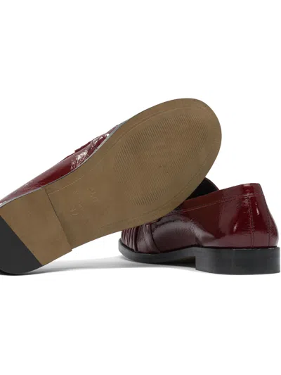 Alohas Marietta Onix Black Leather Loafers Loafers & Slippers Bordeaux