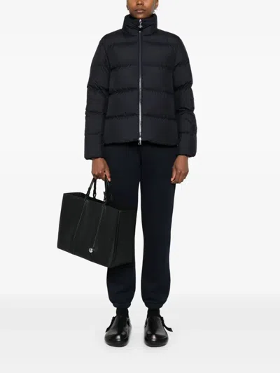 Moncler Mauzun Short Down Jacket Clothing In Black