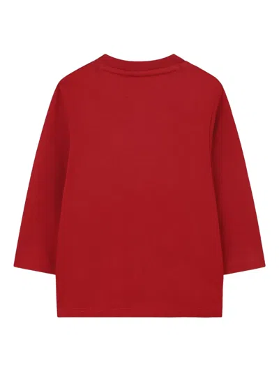 Bosswear Graphic-print Long-sleeve T-shirt In Red