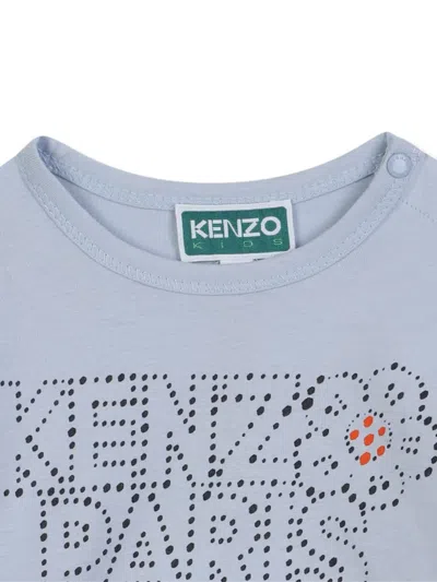 Kenzo Logo-print T-shirt In Blue