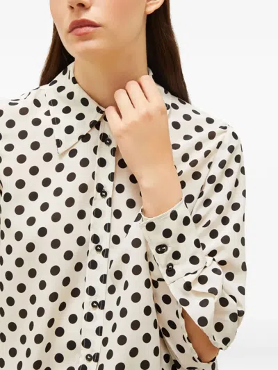 Marella Conio Polka-dot Button-up Shirt