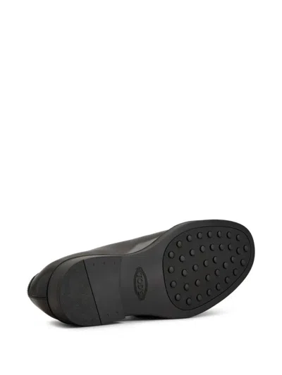 Tod's Almond Toe Leather Derby Shoes