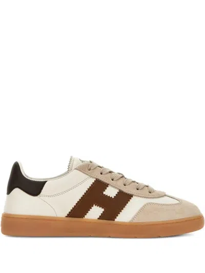 Hogan Cool Smooth And Suede Leather Sneakers Shoes In Multi