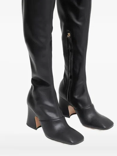 Chloé Janis Patent Leather Over-the-knee Boots In Black
