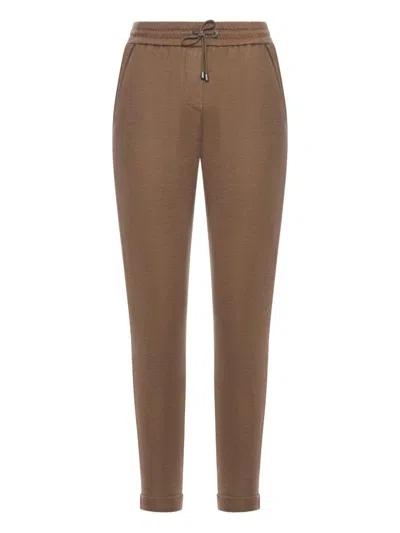 Brunello Cucinelli Drawstring-waist Tapered Trousers