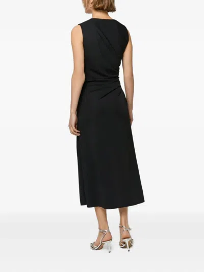 Iblues Asymmetric Dress In Black