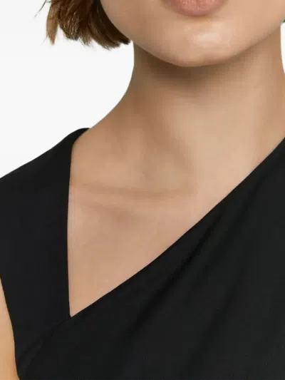 Iblues Asymmetric Dress In Black