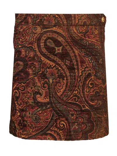 Chloé Pasley Mini Skirt Skirts Multicolor