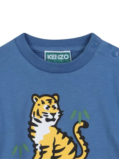 Kenzo Baby Boys Kotora Tiger T-shirt In Blue