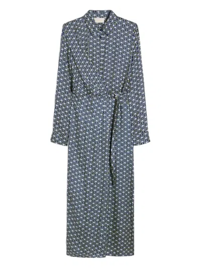 Iblues I Blues Magical Dress Blue In Gray