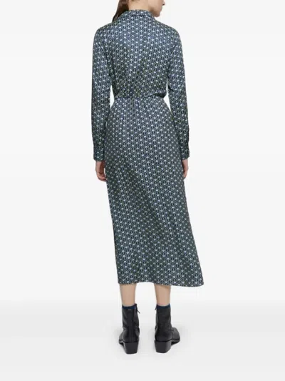 Iblues I Blues Magical Dress Blue In Gray